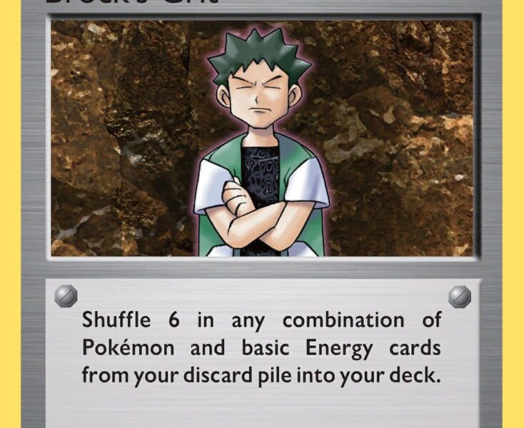 Brock’s Grit Pokemon Kaart