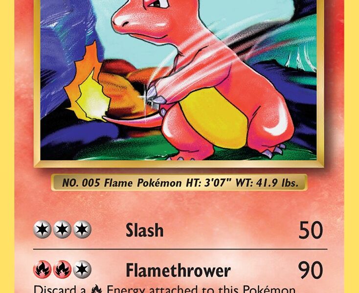 Charmeleon Pokemon Kaart