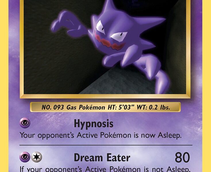 Haunter Pokemon Kaart