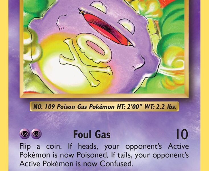 Koffing Pokemon Kaart