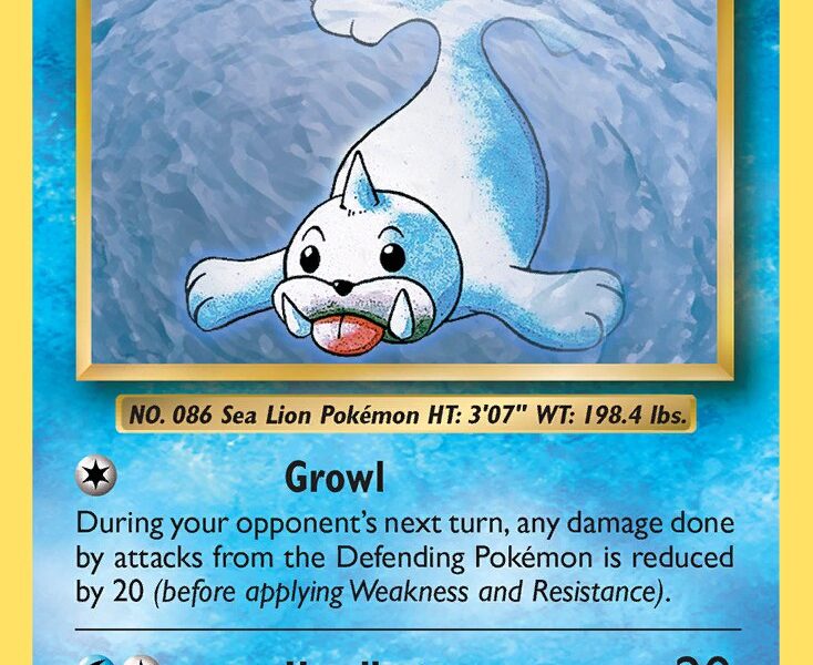 Seel Pokemon Kaart