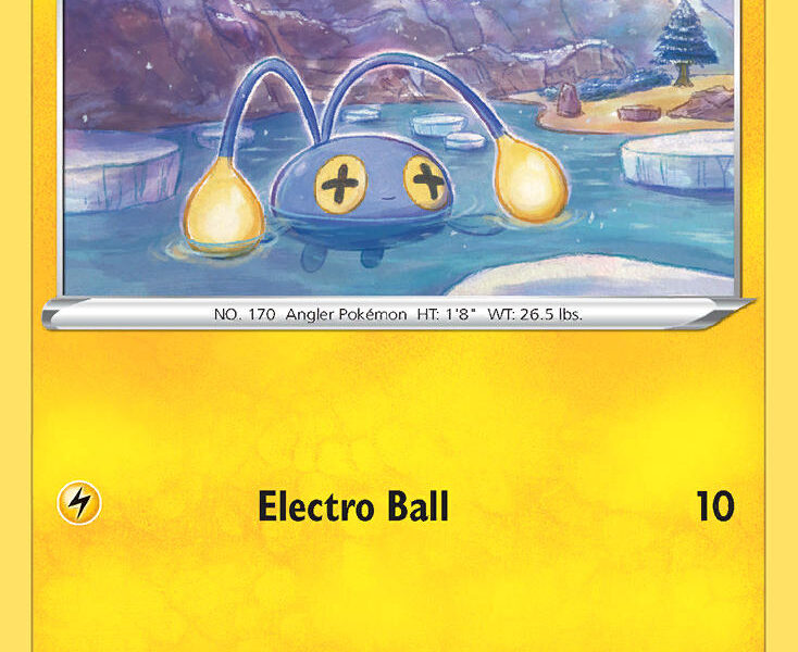 Chinchou Pokemon Kaart
