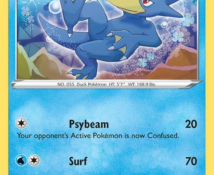 Golduck Pokemon Kaart