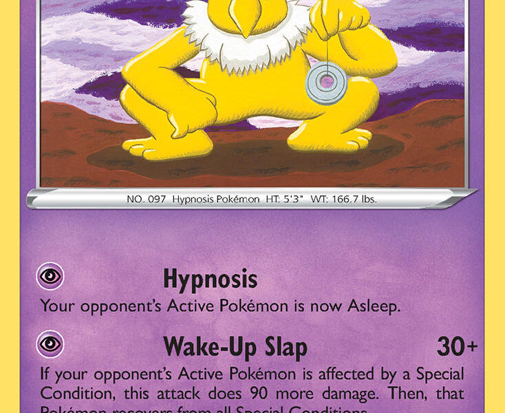 Hypno Pokemon Kaart