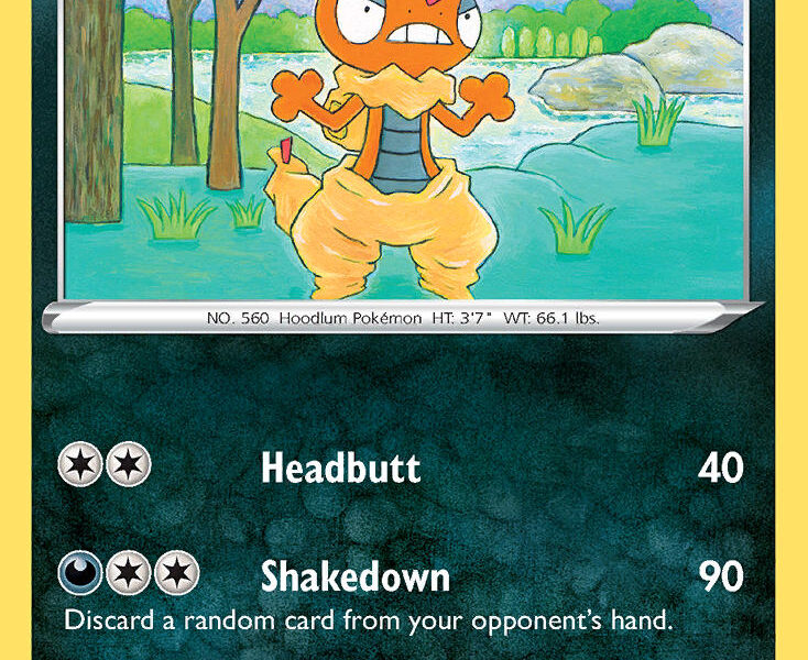 Scrafty Pokemon Kaart