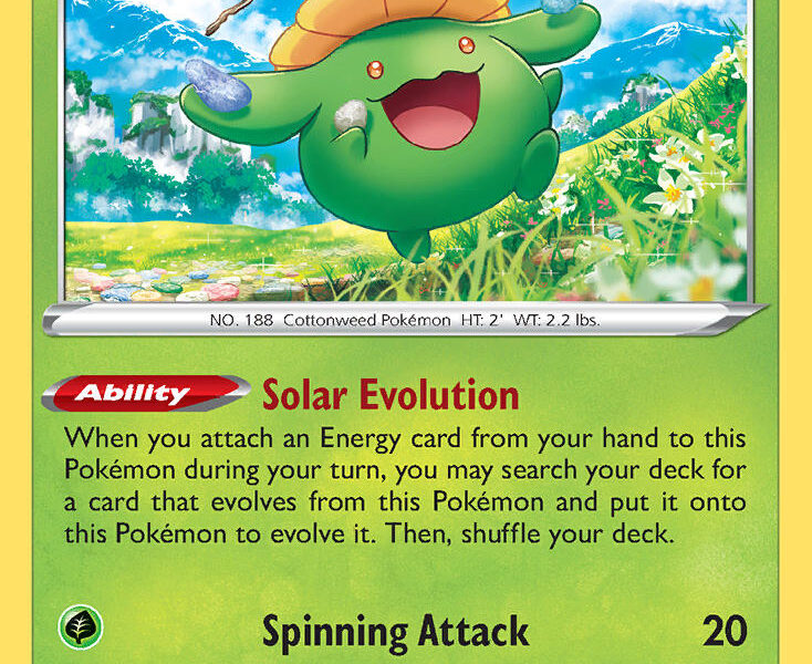 Skiploom Pokemon Kaart