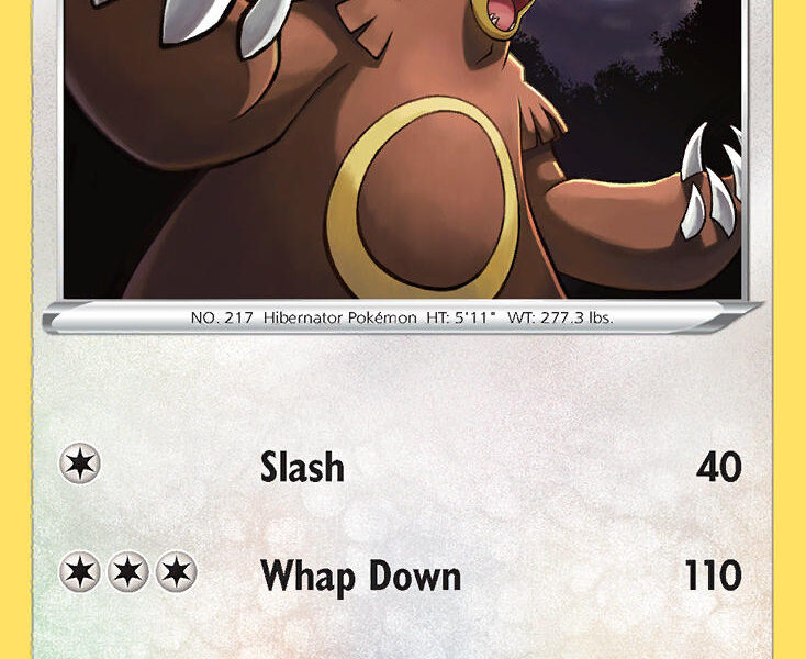 Ursaring Pokemon Kaart