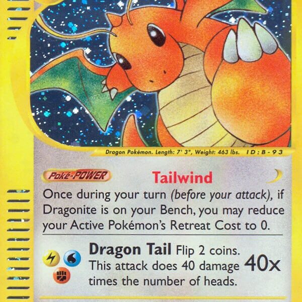 Dragonite Pokemon Kaart