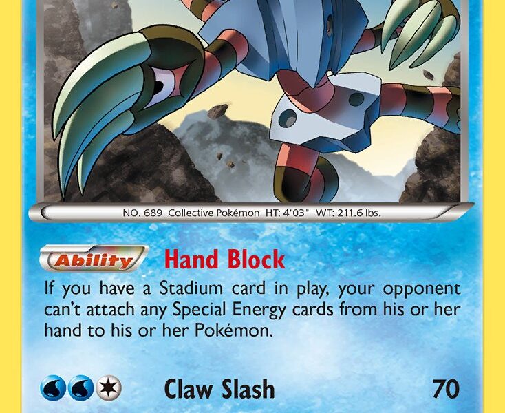 Barbaracle Pokemon Kaart
