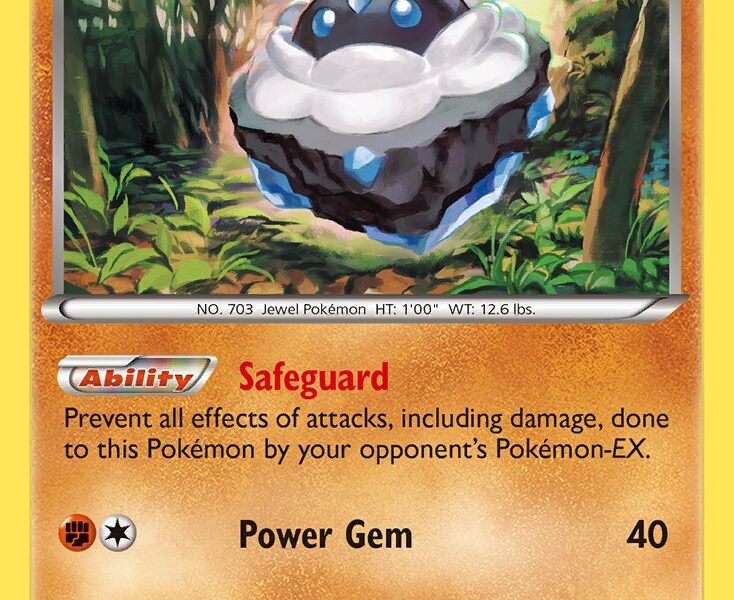 Carbink Pokemon Kaart