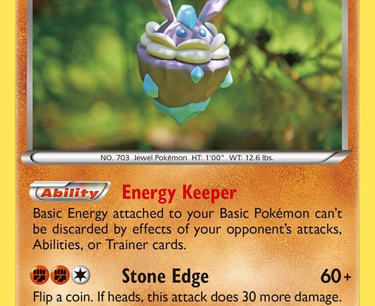 Carbink Pokemon Kaart
