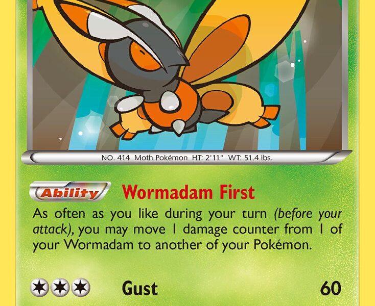 Mothim Pokemon Kaart