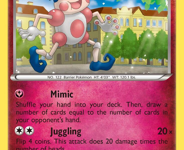 Mr. Mime Pokemon Kaart