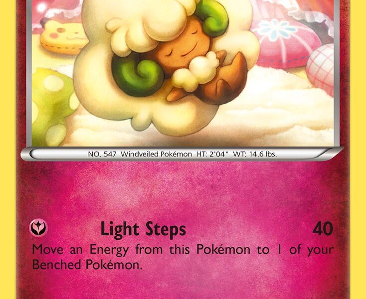 Whimsicott Pokemon Kaart