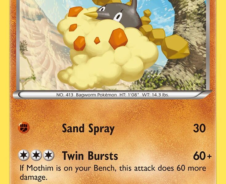 Wormadam Pokemon Kaart