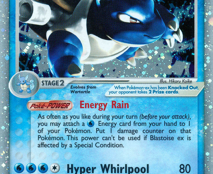 Blastoise ex Pokemon Kaart