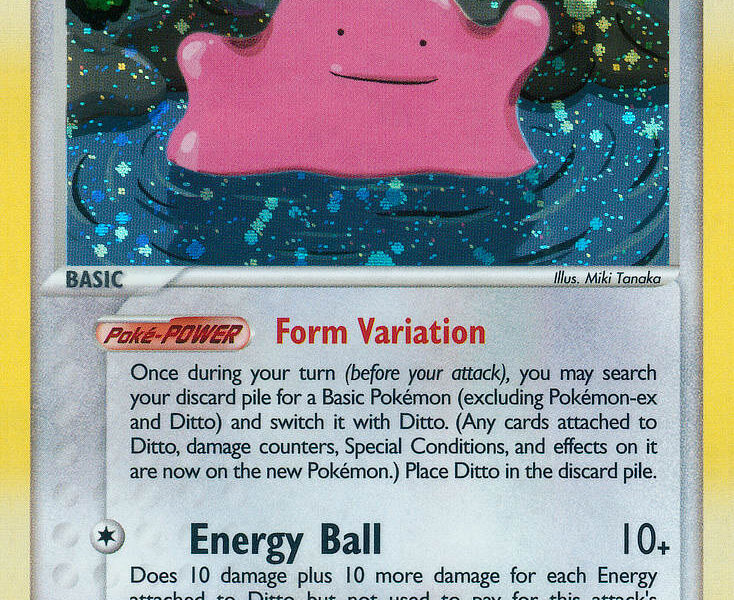 Ditto Pokemon Kaart
