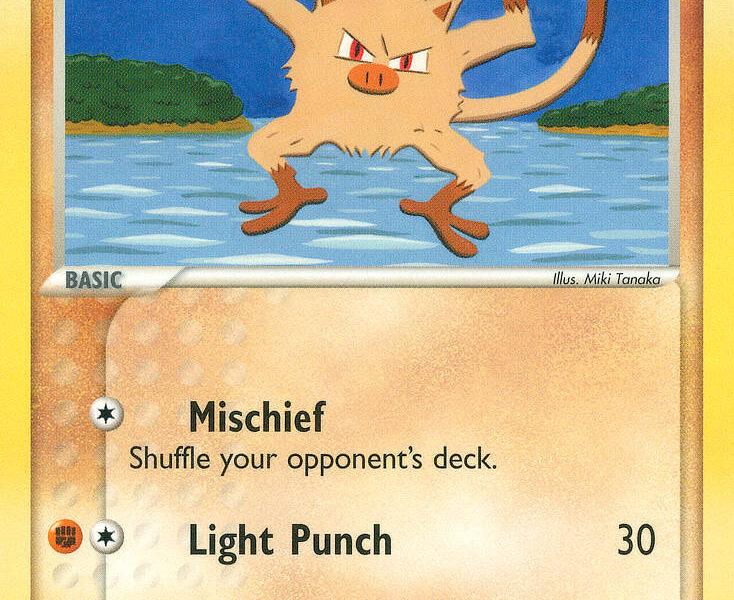 Mankey Pokemon Kaart
