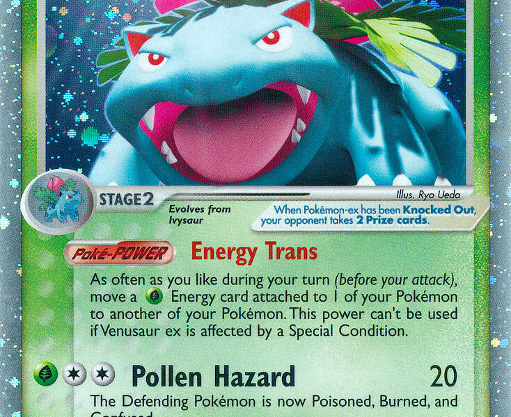 Venusaur ex Pokemon Kaart