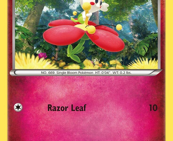 Flabébé Pokemon Kaart