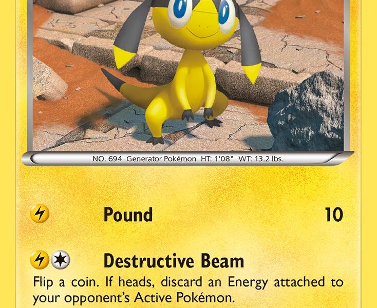 Helioptile Pokemon Kaart