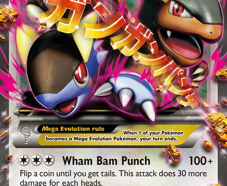 M Kangaskhan-EX Pokemon Kaart