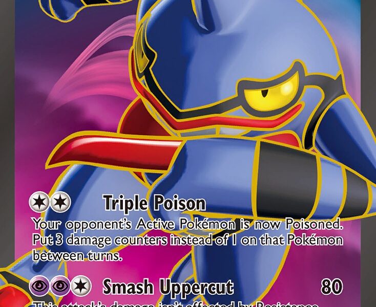 Toxicroak-EX Pokemon Kaart