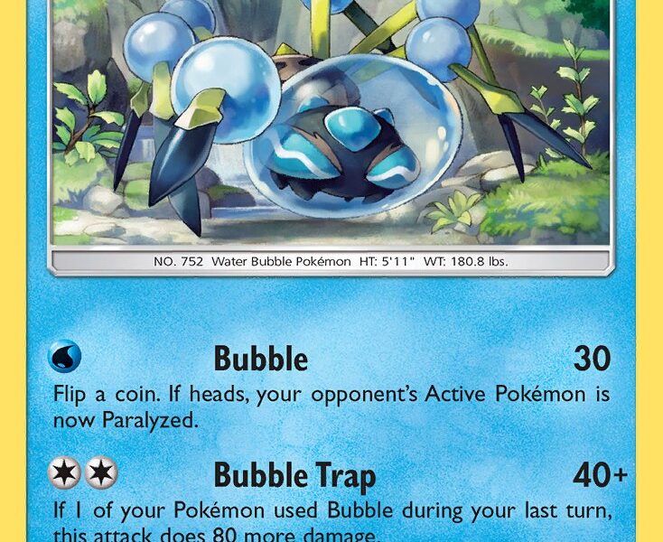 Araquanid Pokemon Kaart