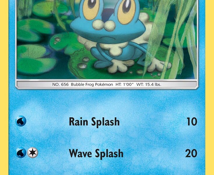 Froakie Pokemon Kaart