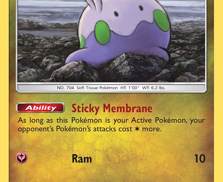 Goomy Pokemon Kaart