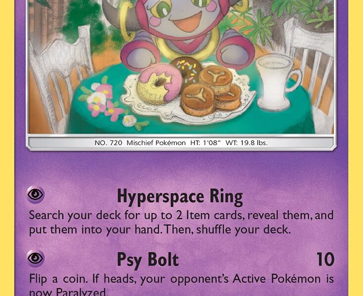 Hoopa Pokemon Kaart