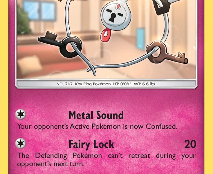 Klefki Pokemon Kaart