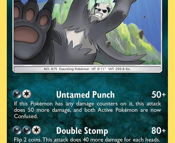 Pangoro Pokemon Kaart