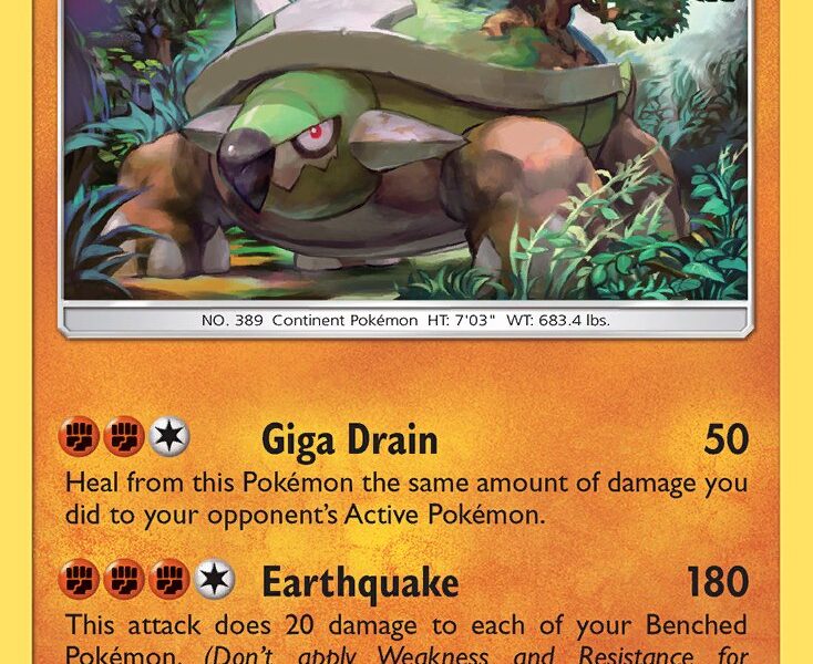 Torterra Pokemon Kaart