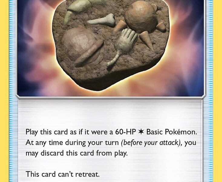 Unidentified Fossil Pokemon Kaart