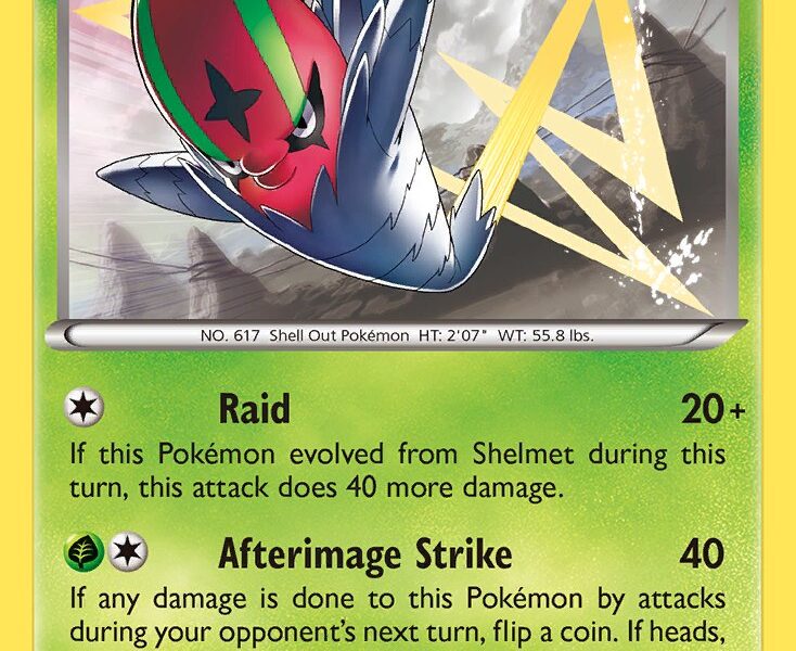 Accelgor Pokemon Kaart