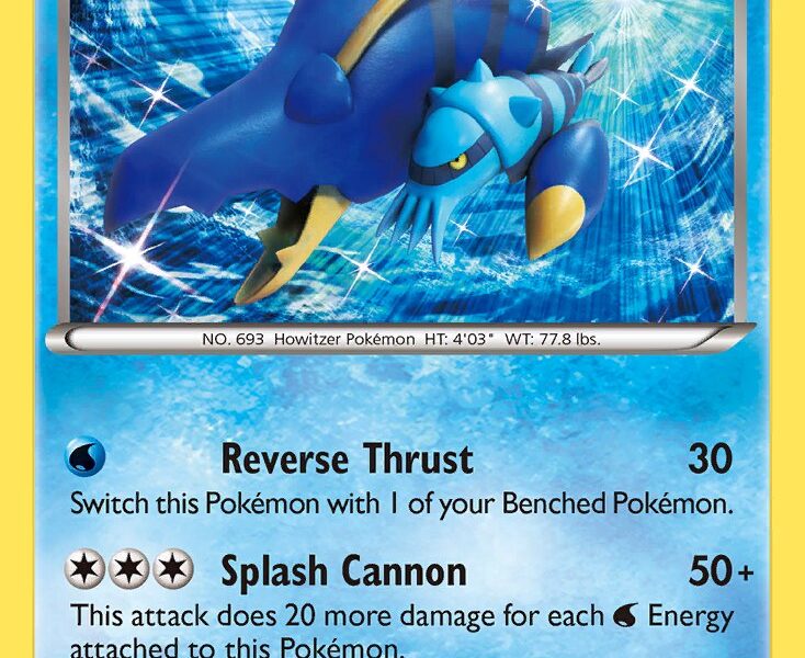 Clawitzer Pokemon Kaart