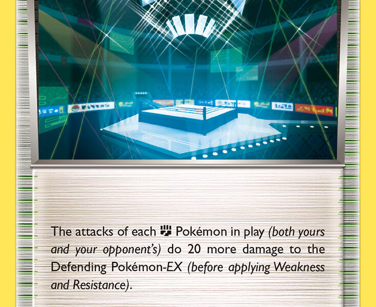 Fighting Stadium Pokemon Kaart