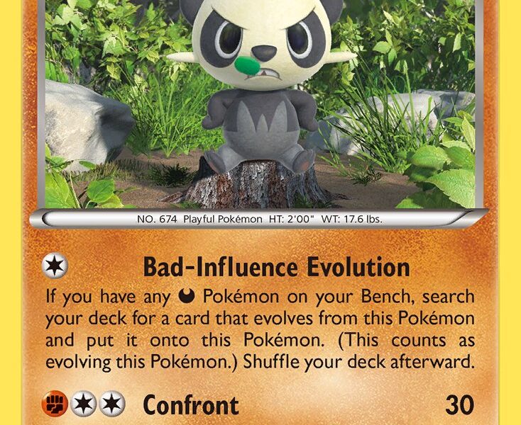 Pancham Pokemon Kaart