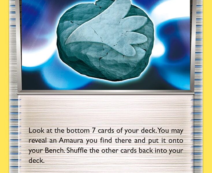 Sail Fossil Pokemon Kaart
