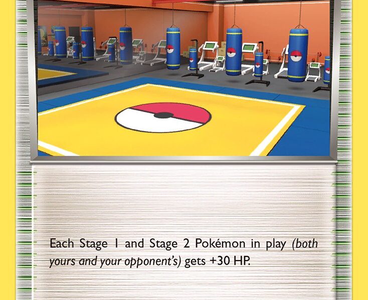 Training Center Pokemon Kaart