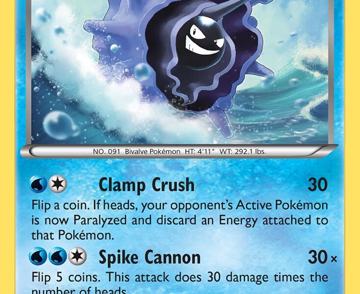 Cloyster Pokemon Kaart