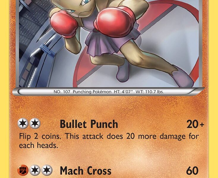 Hitmonchan Pokemon Kaart