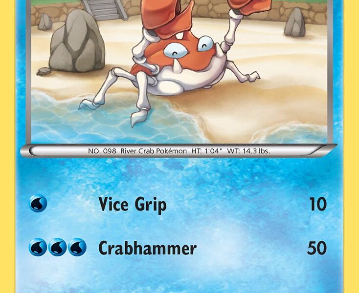 Krabby Pokemon Kaart