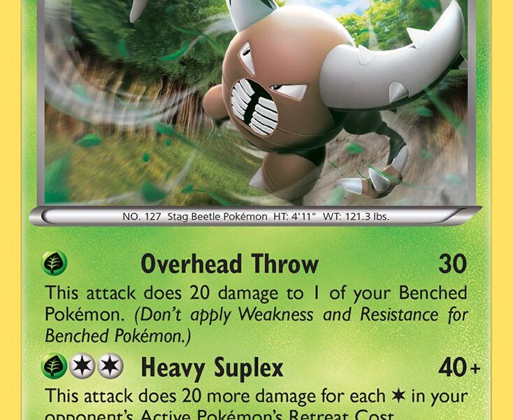 Pinsir Pokemon Kaart