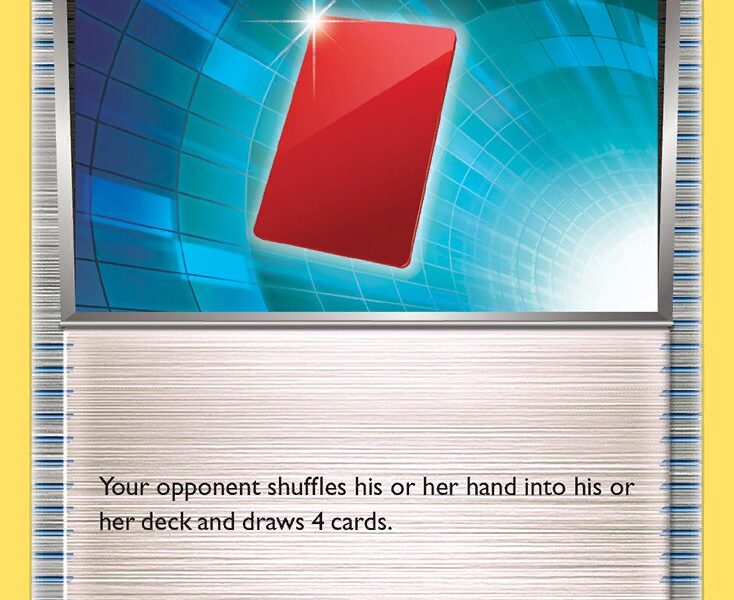 Red Card Pokemon Kaart