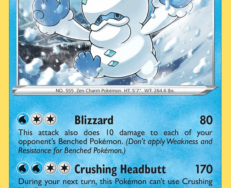 Galarian Darmanitan Pokemon Kaart