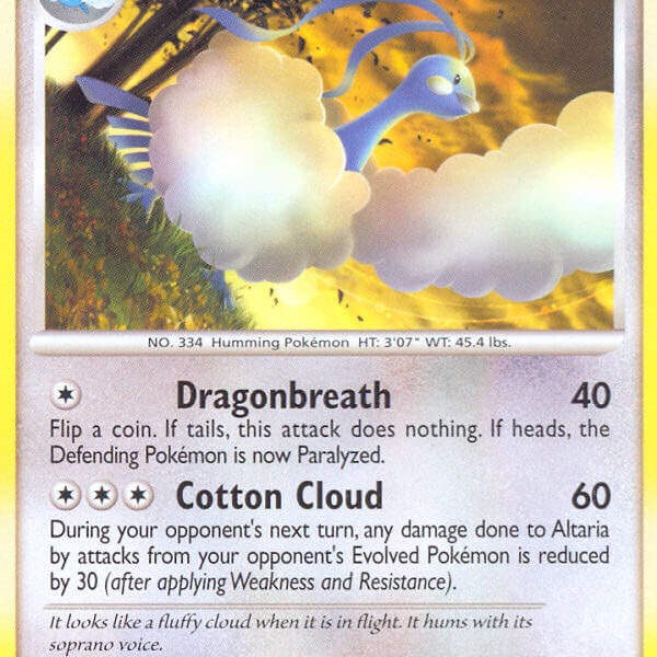 Altaria Pokemon Kaart