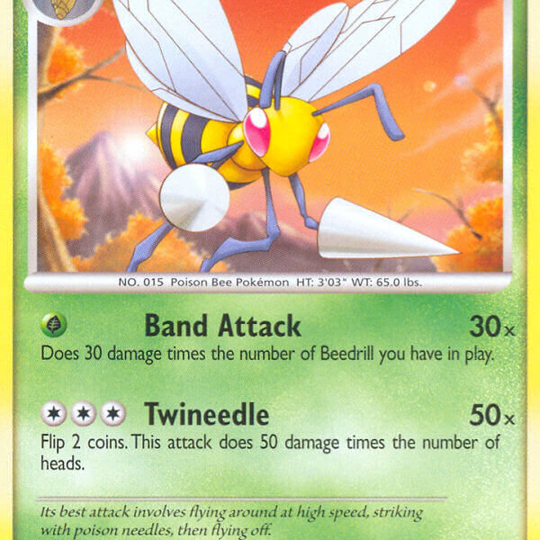 Beedrill Pokemon Kaart