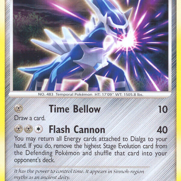 Dialga Pokemon Kaart